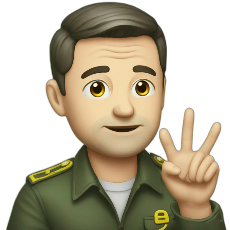 Zelensky asks for money emoji