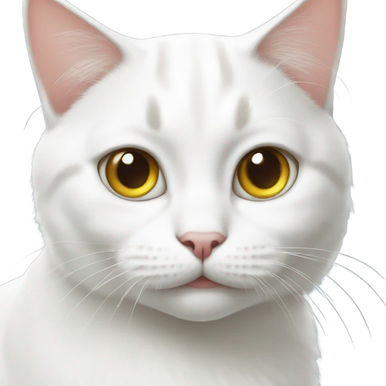 white cat emoji