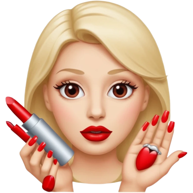 Create an emoji mix of 💅🫦🙄 these emoji