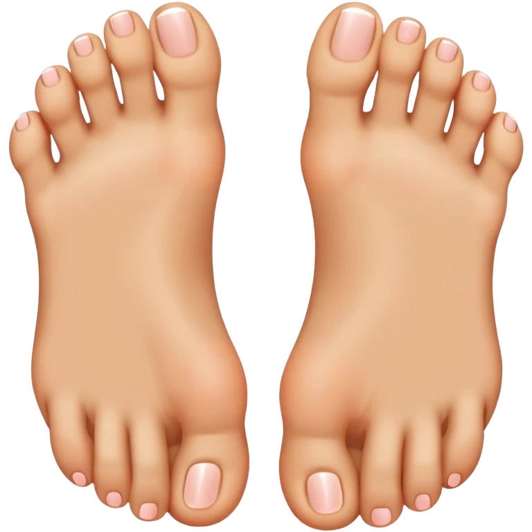 Toes touching toes emoji