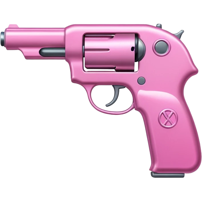 Pink gun emoji