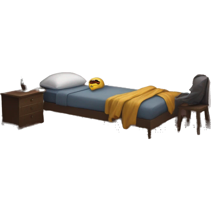 Interior of Enid a Wednesday’s room at Nevermore Academy  emoji