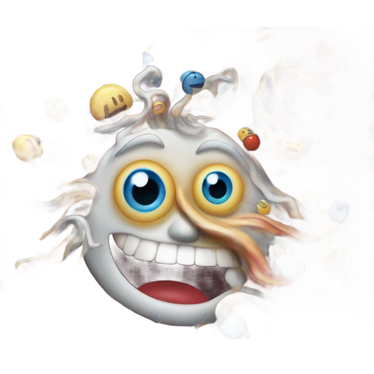 hallucinating  emoji
