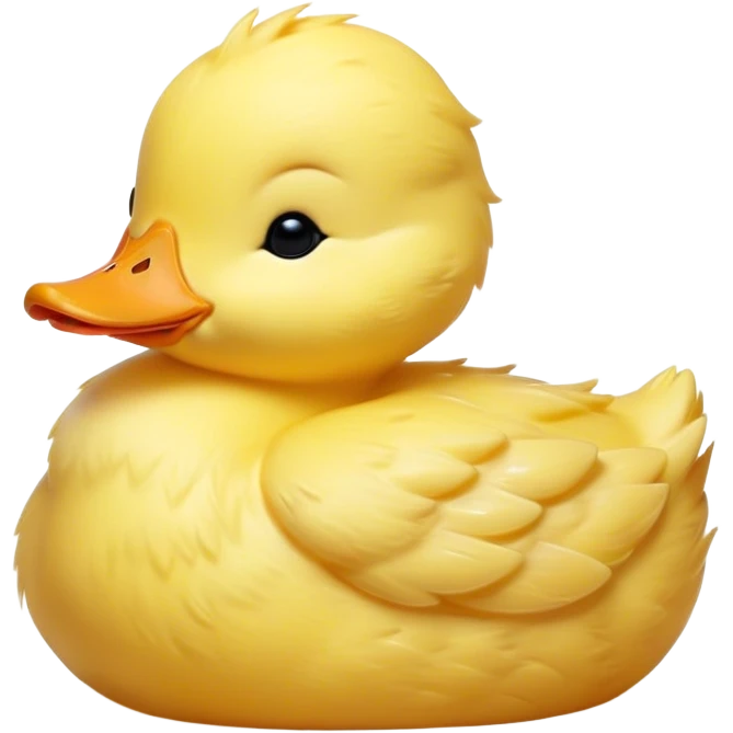Meme-Worthy Cute Sleeping Yellow Baby Duck Portrait Emoji, Head resting peacefully with a contented smile, showcasing a delightfully tiny build and a luxuriously soft bright yellow downy coat, eyes shut in a serene, restful nap, Simplified yet hilariously adorable features, highly detailed, glowing with a soft, drowsy light, high shine, relaxed and utterly lovable, stylized with an air of playful laziness, bright and heartwarming, soft glowing outline, capturing the essence of a comically sleepy duckling, so meme-worthy it feels like it could instantly become the next viral sensation of adorable slumber! emoji