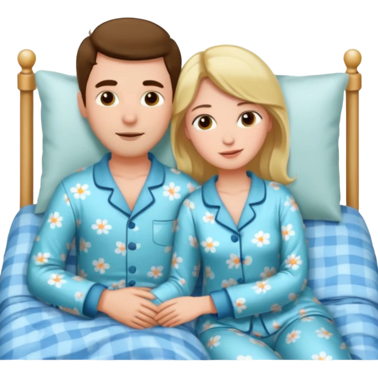 Mann und frau beim sex auf bett emoji