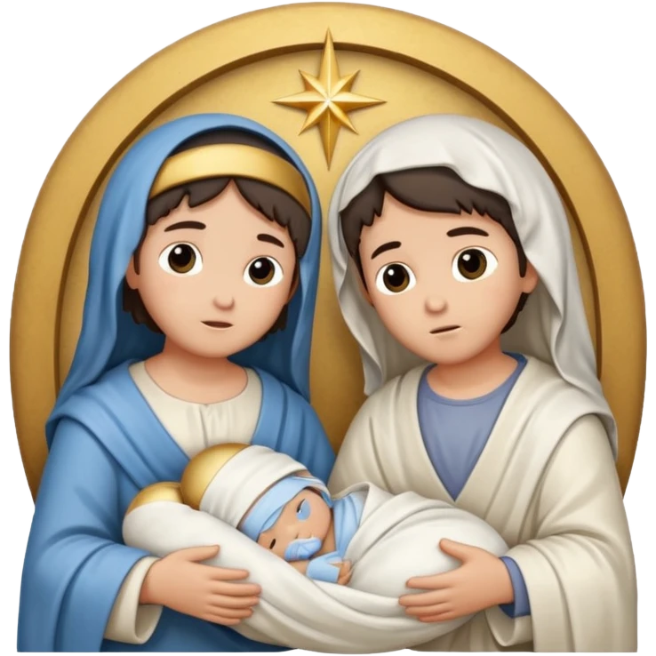 Pessebre Nadal nen jesús emoji