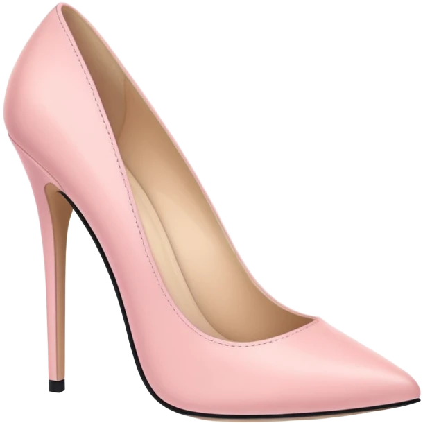 High Heel Pink Pastel Shoes emoji