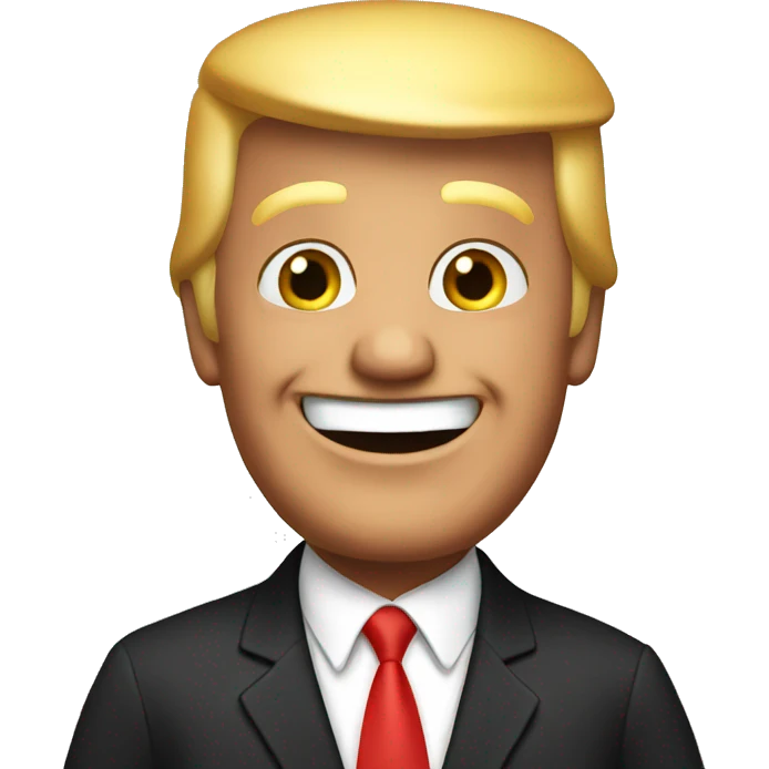 TRUMP happy emoji
