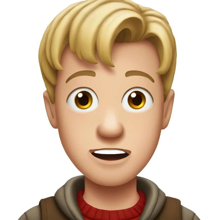 Home Alone face emoji