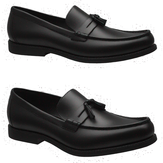 Loafers black emoji