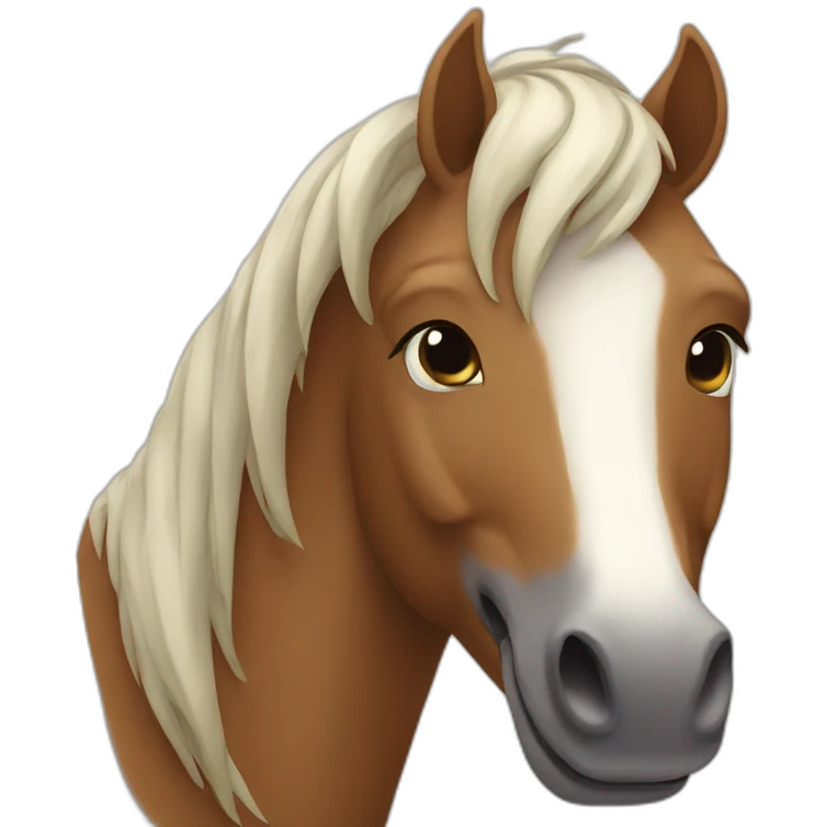 smailing horse emoji