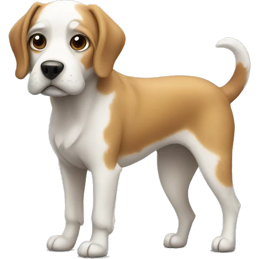 A dog emoji