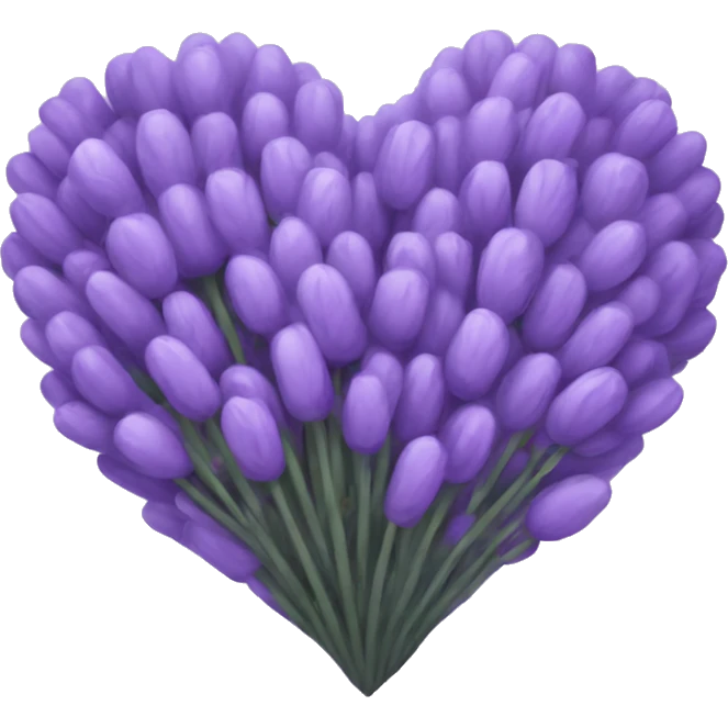 Lavender Heart emoji