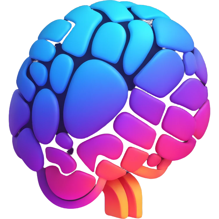 reboot mind icon, 3D look, soft gradients, futuristic emoji