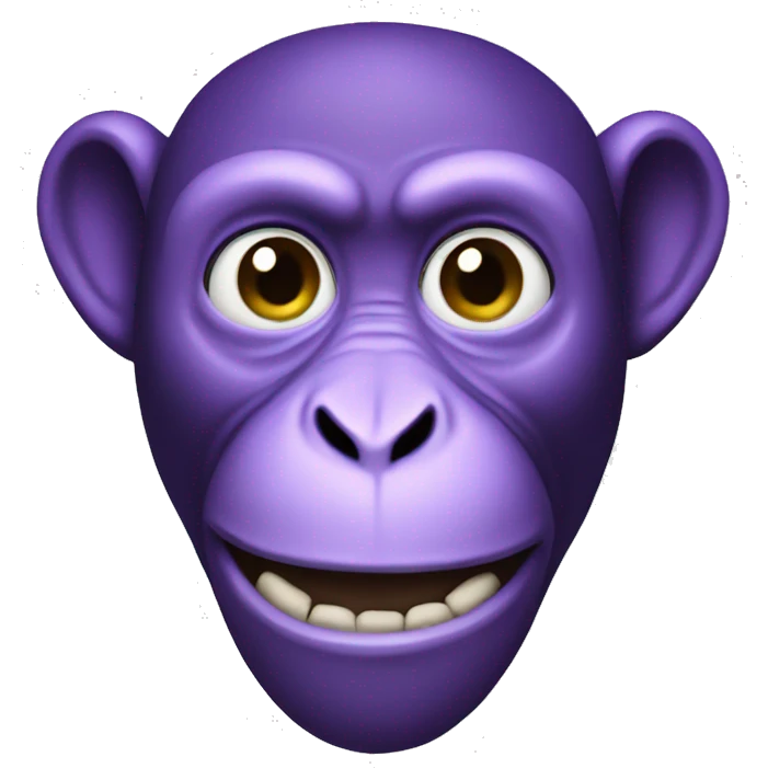 purple monkey  emoji