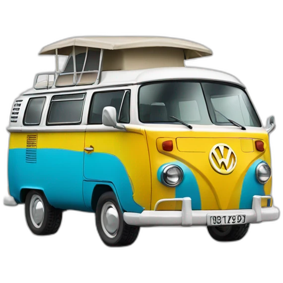 Vw camper boat emoji