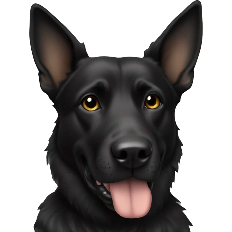 all black k9 emoji