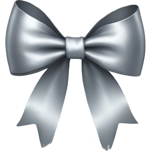 silver bow emoji