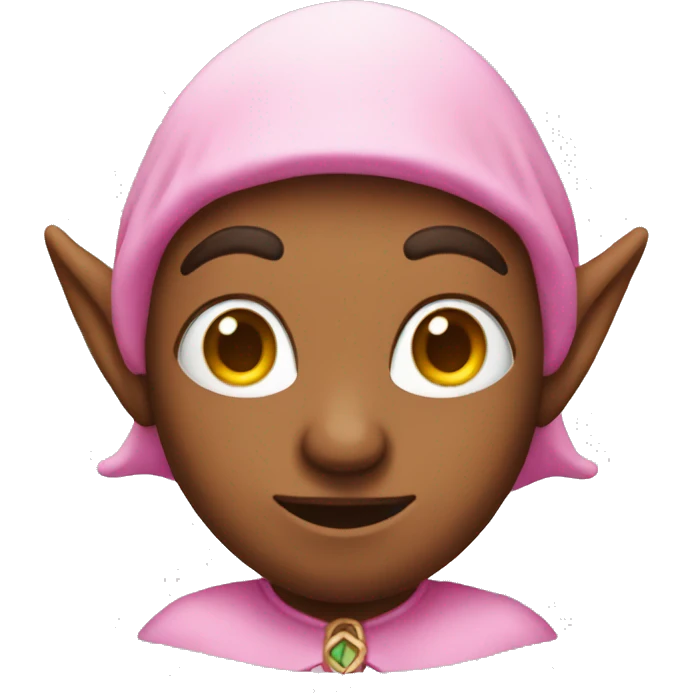 Pink elf emoji
