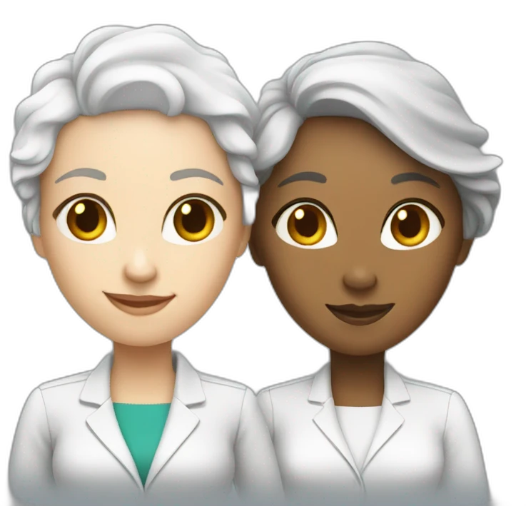 two white business women with different hair colors shaking hands emoji