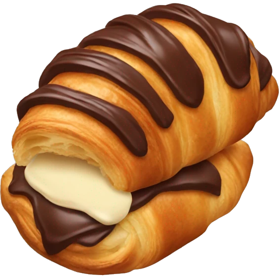 Chocolate Croissant emoji