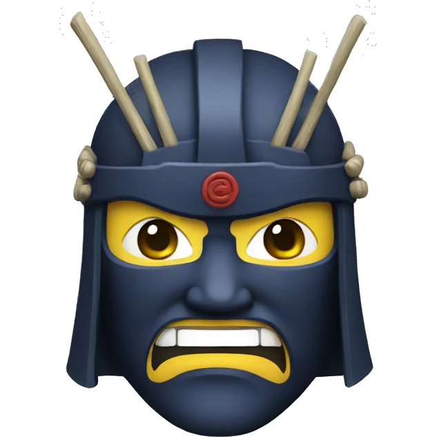 samurai mask emoji