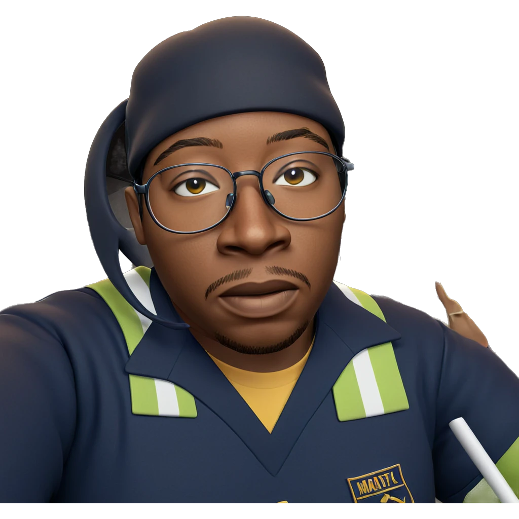 boy in uniform with glasses emoji