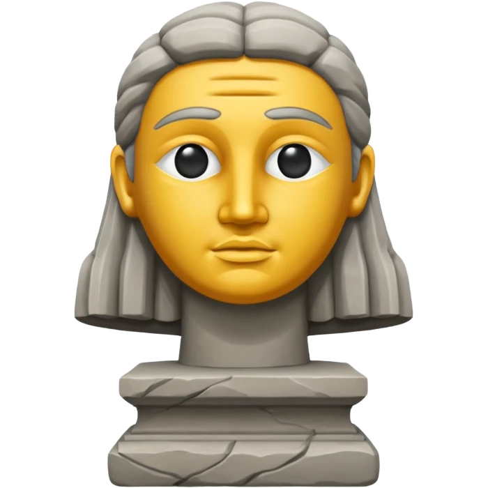 Statue, idol emoji