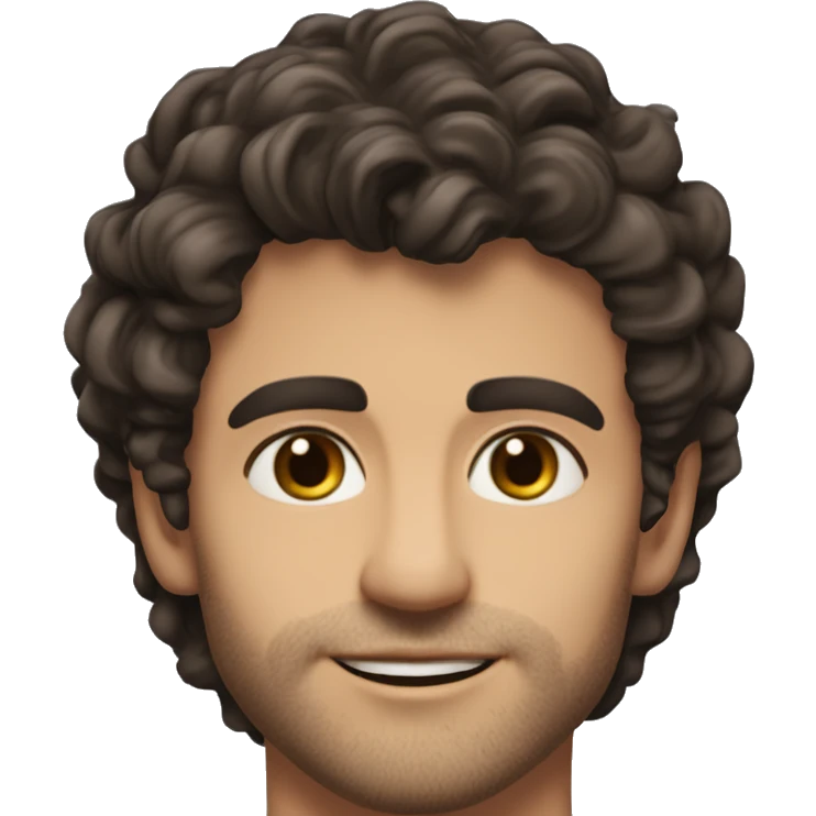 Manu Ríos is a 6-foot-tall Spanish actor and model with a lean, athletic build. He has fair caucasian skin, dark brown tousled hair, and striking hazel eyes. His sharp jawline, high cheekbones,  emoji