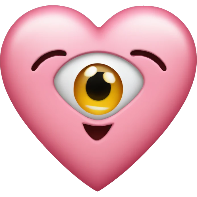 a heart shaped emoji with star eyes emoji