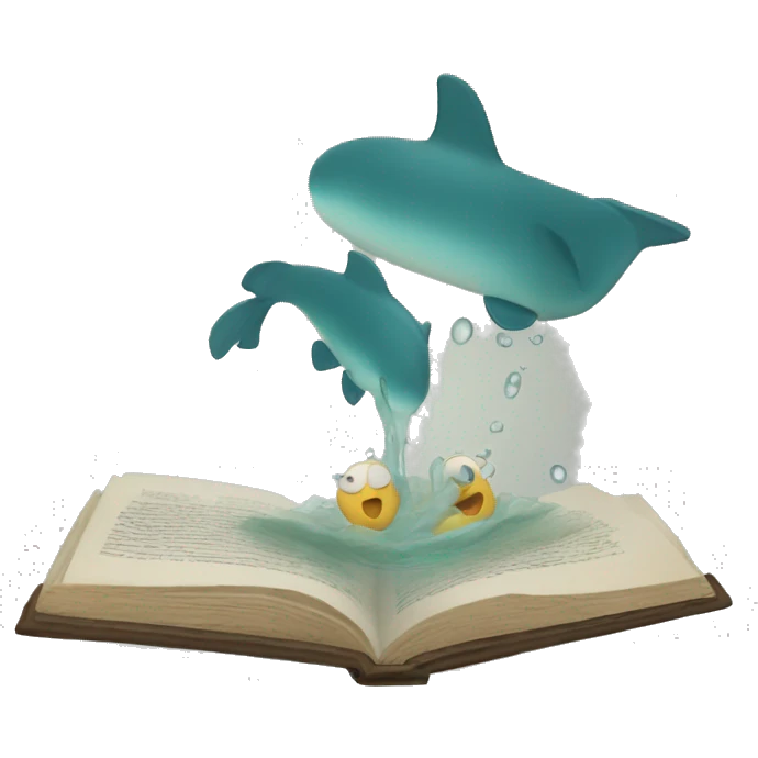 Un livre qui nage emoji