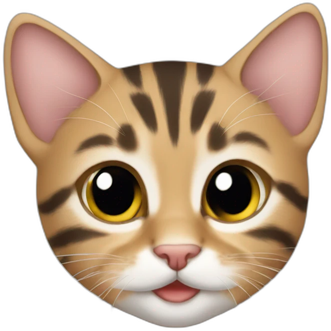 Tabby kitten emoji