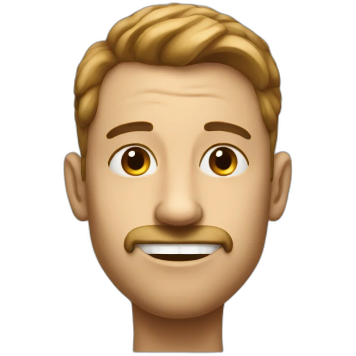 Max whit a big nose emoji
