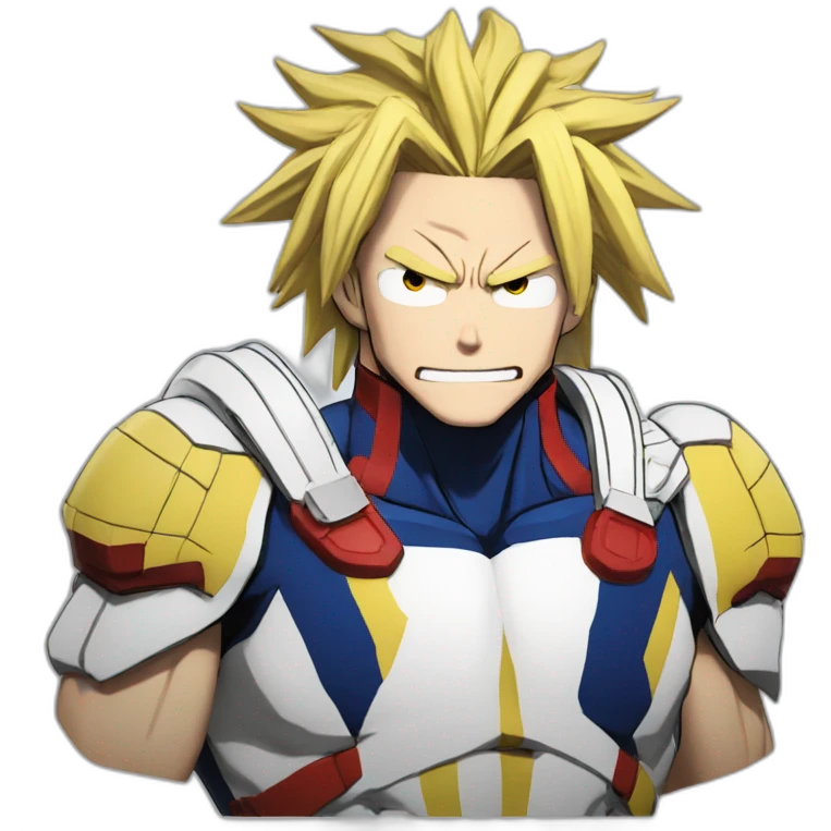 All might my hero academia motivated emoji