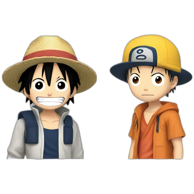 Luffy et naruto emoji