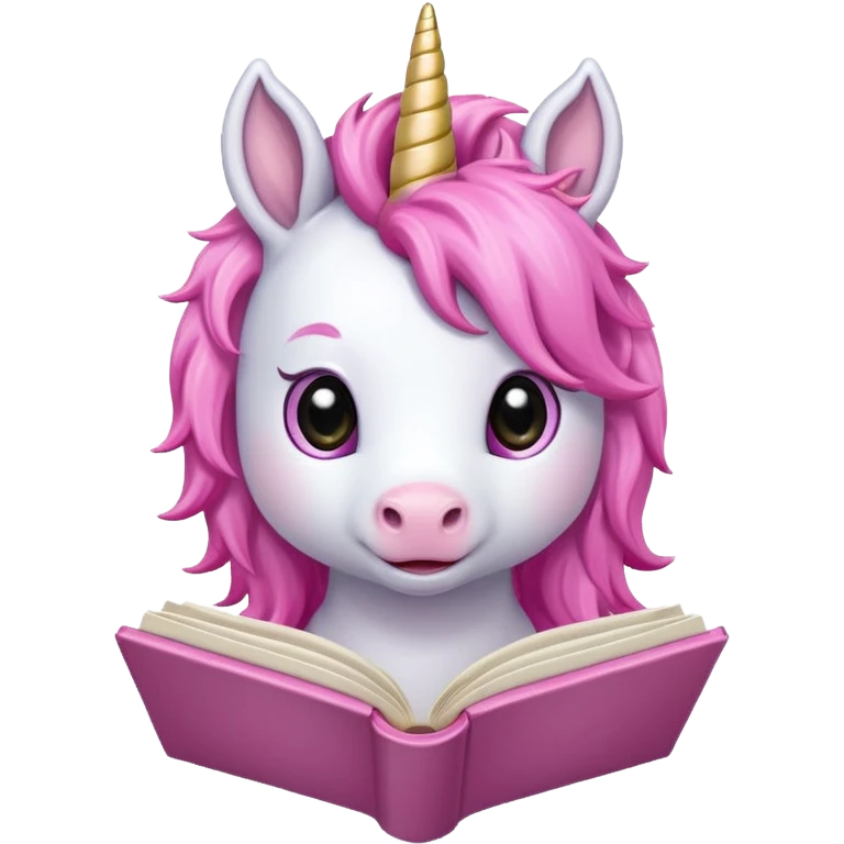 Unicorns read book
A baby unicorn lying on its belly, flipping pages with its hoof.













 emoji