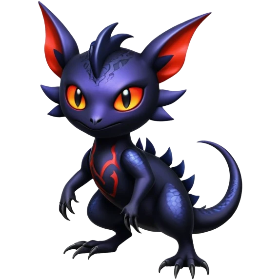 Shiny Epic Badass Gothic Noibat-Salandit-Litten-Hybrid emoji