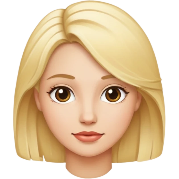 Блондинка emoji