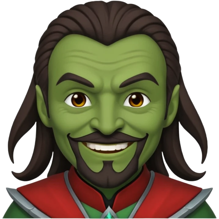 😏 this emoji but as a klingon emoji