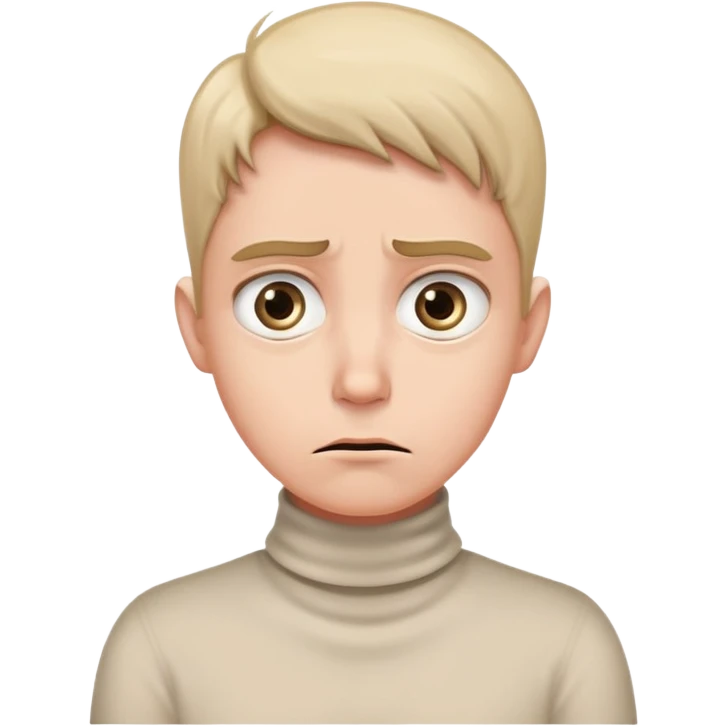 face with two hands around neck, wide eyes, annoyed expression emoji