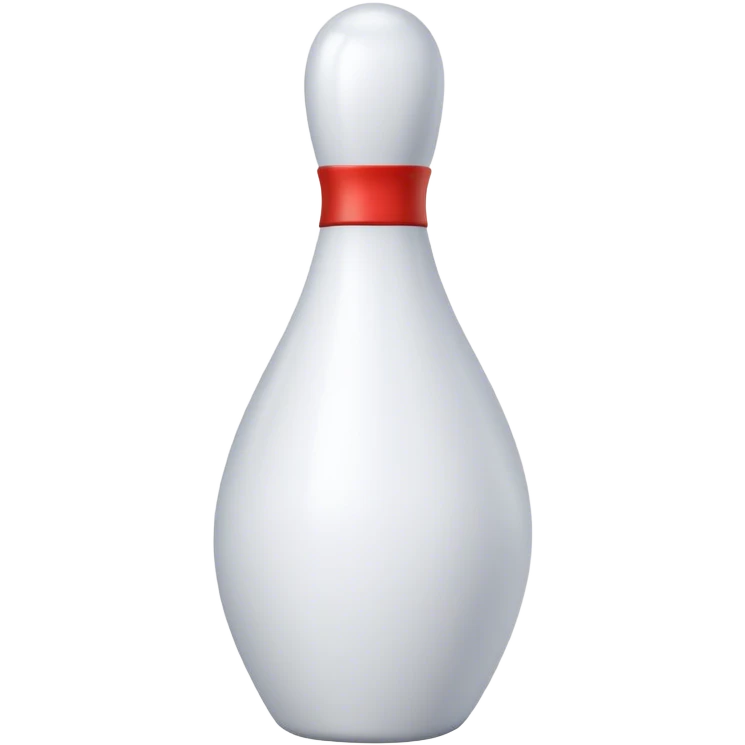 a bowling pin emoji