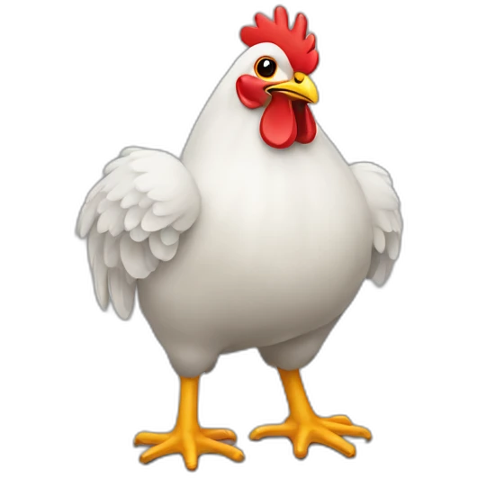 headless chicken emoji