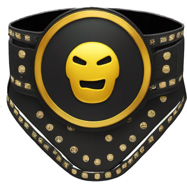 Wwe spinner belt  emoji