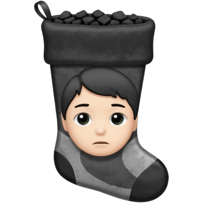 Christmas with fuel shortages, drawings for children emoji