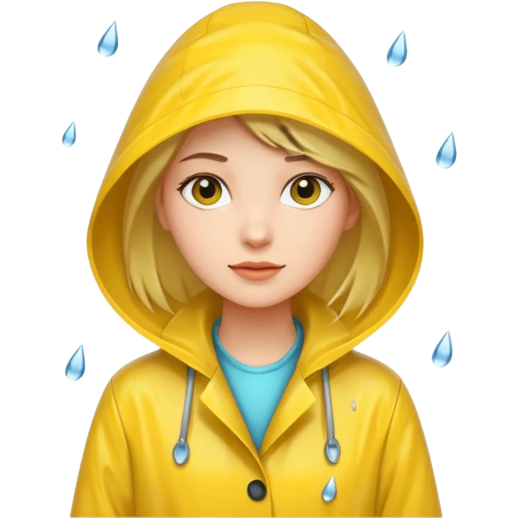 Raincoat Pedestrian woman emoji