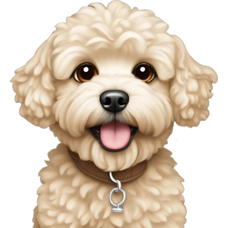 cream sand maltipoo emoji