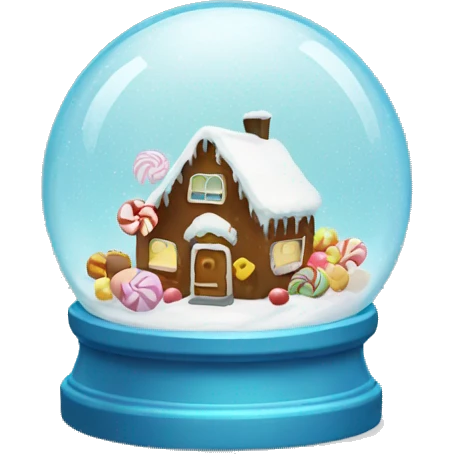 Candy snow globe  emoji