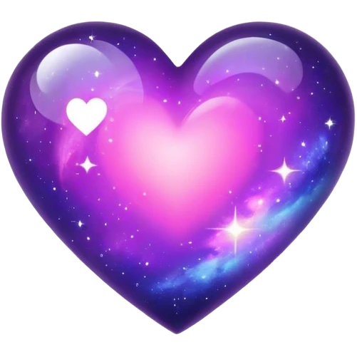 galaxy heart emoji