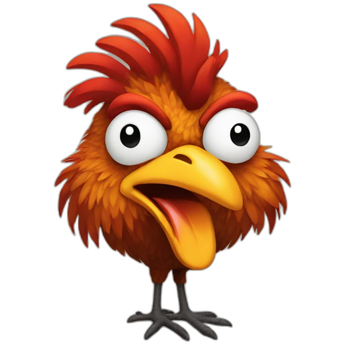 Mad Chicken emoji