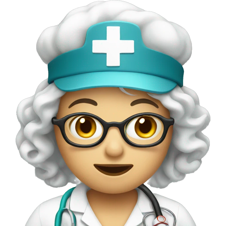 Nurse with a vape emoji